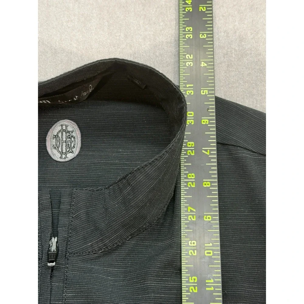 Travis Mathew Men Zip Up‎ Golf Vest Black Size XL